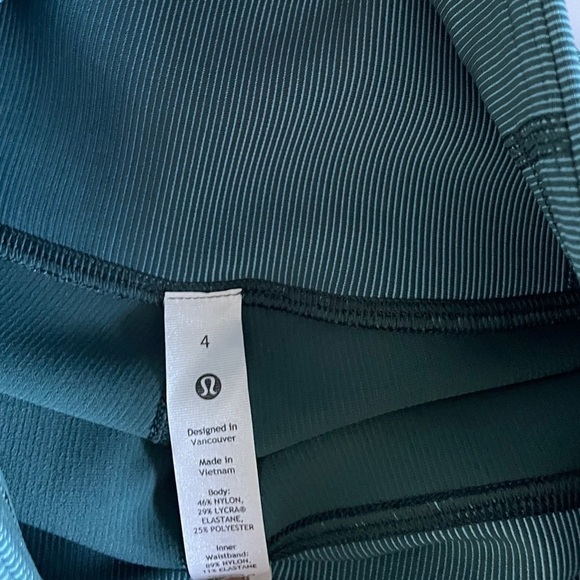 NWT Lululemon Base Pace HR Tight 25" *Two-Tone Ribbed Size 4 - Picture 6 of 10